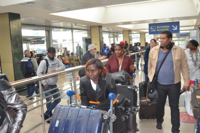 A 24 H du Bercy, Pape Diouf et ses invités attérient à ORLY SUD.