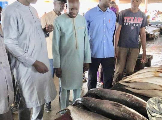 Découvrez le cadeau de Aly Ngouille Ndiaye au Marché central au Poisson…