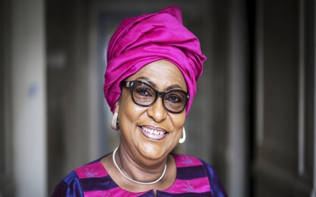 Soham El Wardini, vice-présidente de l'Aimf, Khalifa Sall membre d’honneur Soham El Wardini, vice-présidente de l'Aimf, Khalifa Sall membre d’honneur