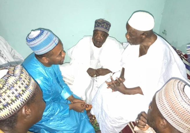 Le Président Bougane Gueye en tournée dans les cités religieuses.