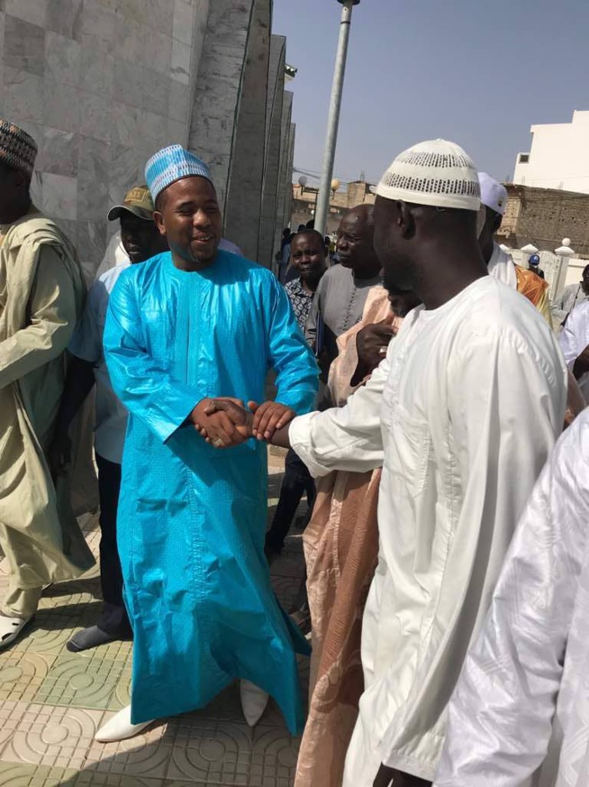 Le Président Bougane Gueye en tournée dans les cités religieuses.
