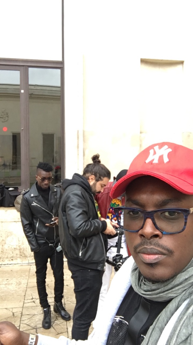 EXCLUSIF: L'artiste El Hadj Keita en pleine tournage de sa nouvelle vidéo à Paris. En images.