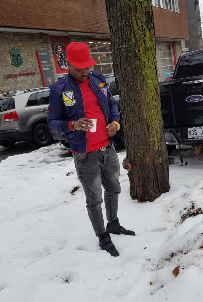 L'animateur Cheikh Sarr quitte le micro pour affronter la neige à Montréal.