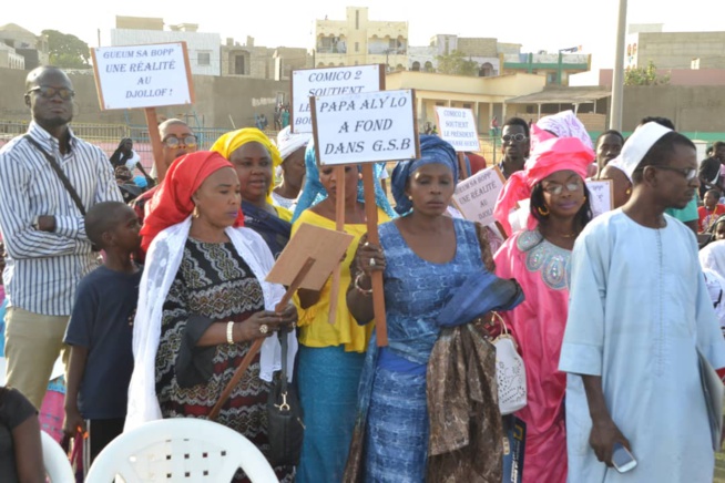 En direct du stade Amadou Barry Investiture du candidat de "GUEUM SA BOOP" Bougane Gueye au présidentielle de 2019.