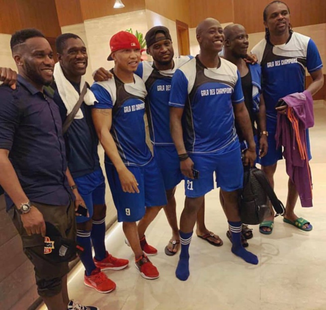 Image: Fadiga, Diouf, Okocha et autres légendes on assisté au gala des Champions au Bénin