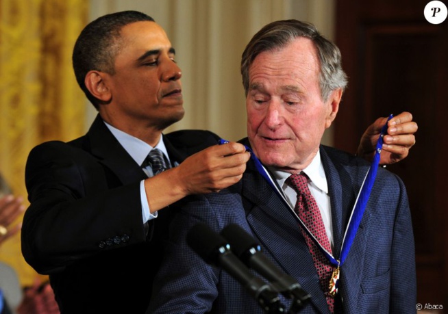 Décès de l’ex-président George Bush: les hommages de Bill Clinton, Donald Trump et Barack Obama…