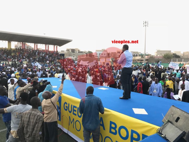 PARI DE LA MOBILISATION RÉUSSI:Les images de l'investiture du candidat de "GUEUM SA BOOP" Bougane Guéye au stade Amadou Barry. PARI DE LA MOBILISATION RÉUSSI:Les images de l'investiture du candidat de "GUEUM SA BOOP" Bougane Guéye au stade Amadou Barry.