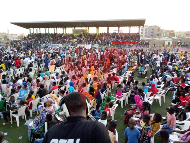 PARI DE LA MOBILISATION RÉUSSI:Les images de l'investiture du candidat de "GUEUM SA BOOP" Bougane Guéye au stade Amadou Barry.
