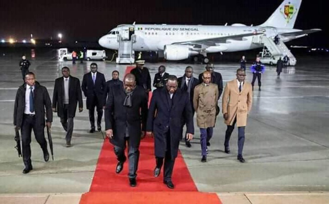 Les images de l’arrivée de Macky Sall à Paris
