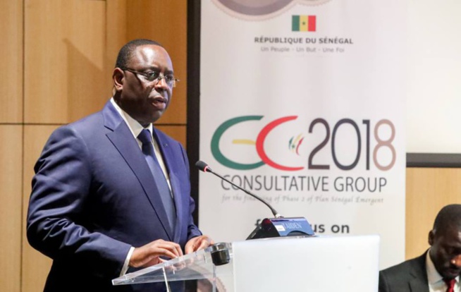 Groupe consultatif de Paris 2018 : Macky Sall "fier de la confiance renouvelée" au Sénégal Groupe consultatif de Paris 2018 : Macky Sall "fier de la confiance renouvelée" au Sénégal