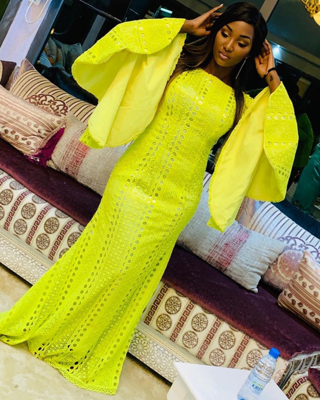 Coumba ,la fille du milliardaire Babacar Ngom dans une Sagnsé à couper le souffle