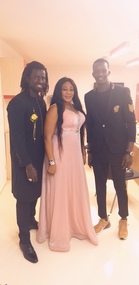 EN IMAGES: Sister Yaki à la soirée de gala de la nuit de la mode panafricaine avec Viviane à Luxembourg.