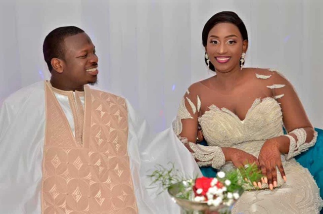 Photos : Clédor Sall, le fils d'Aïssata Tall Sall s'est marié avec une belle nymphe