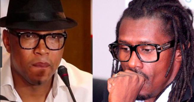 Match des Légendes: Violente altercation entre El Hadji Diouf et Aliou Cissé dans les vestiaires Match des Légendes: Violente altercation entre El Hadji Diouf et Aliou Cissé dans les vestiaires