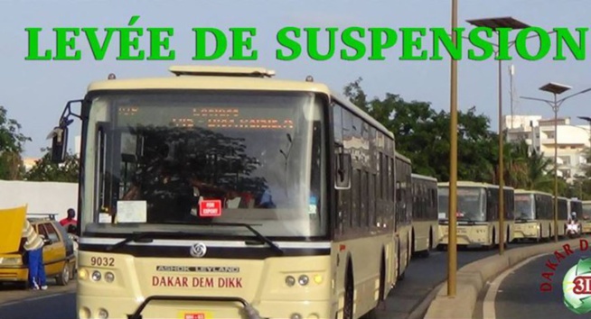 Transport urbain : Dakar Dem Dikk reprend son service