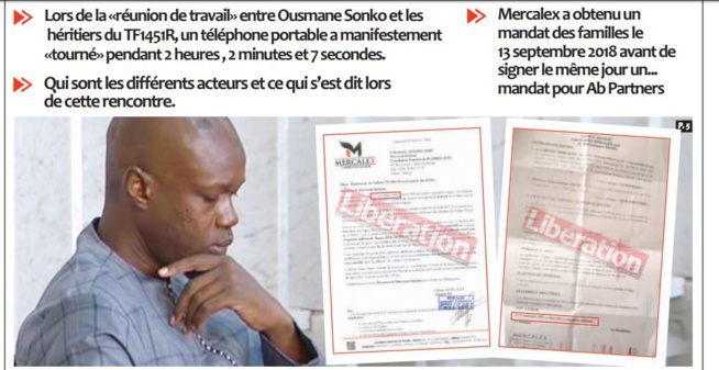 Scandale de 94 milliards FCFA : Un enregistrement dévastateur de la «réunion de travail» entre Ousmane Sonko et les héritiers du TF1451R Scandale de 94 milliards FCFA : Un enregistrement dévastateur de la «réunion de travail» entre Ousmane Sonko et les héritiers du TF1451R
