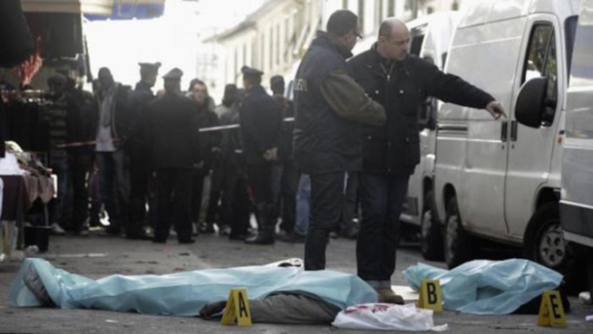 Italie: Un  Sénégalais de 54 ans assommé avec un objet contondant, puis abattu d’une balle à l’abdomen