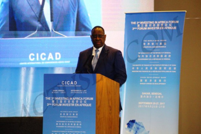 Macky Sall : “nous devons réformer, innover et poursuivre les efforts d’amélioration de l’environnement des affaires pour attirer plus d’investissement” Macky Sall : “nous devons réformer, innover et poursuivre les efforts d’amélioration de l’environnement des affaires pour attirer plus d’investissement”