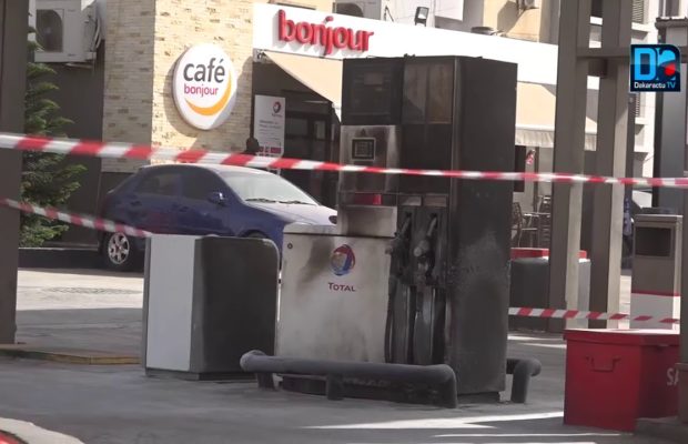 Des individus tentent de brûler la station d’essence des Maristes Des individus tentent de brûler la station d’essence des Maristes