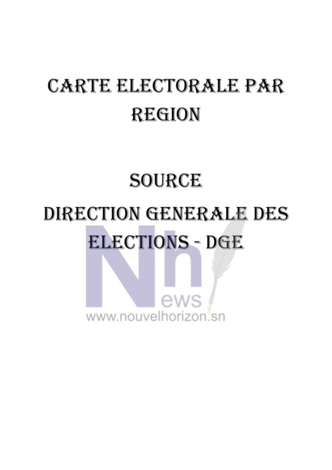 Présidentielle 2019: Découvrez la nouvelle carte électorale Présidentielle 2019: Découvrez la nouvelle carte électorale