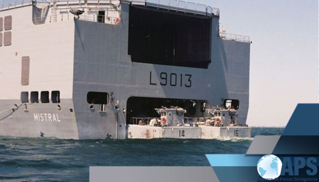 Des marins français et sénégalais en patrouille au large du Sénégal ce samedi Des marins français et sénégalais en patrouille au large du Sénégal ce samedi