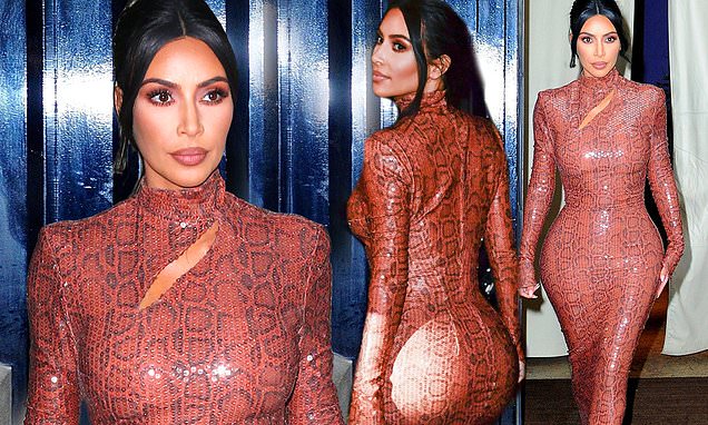 Kim Kardashian affole les fans avec cette robe