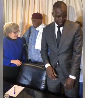 Les premières images de la rencontre entre Wade et Sonko