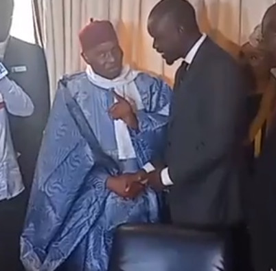 Les premières images de la rencontre entre Wade et Sonko