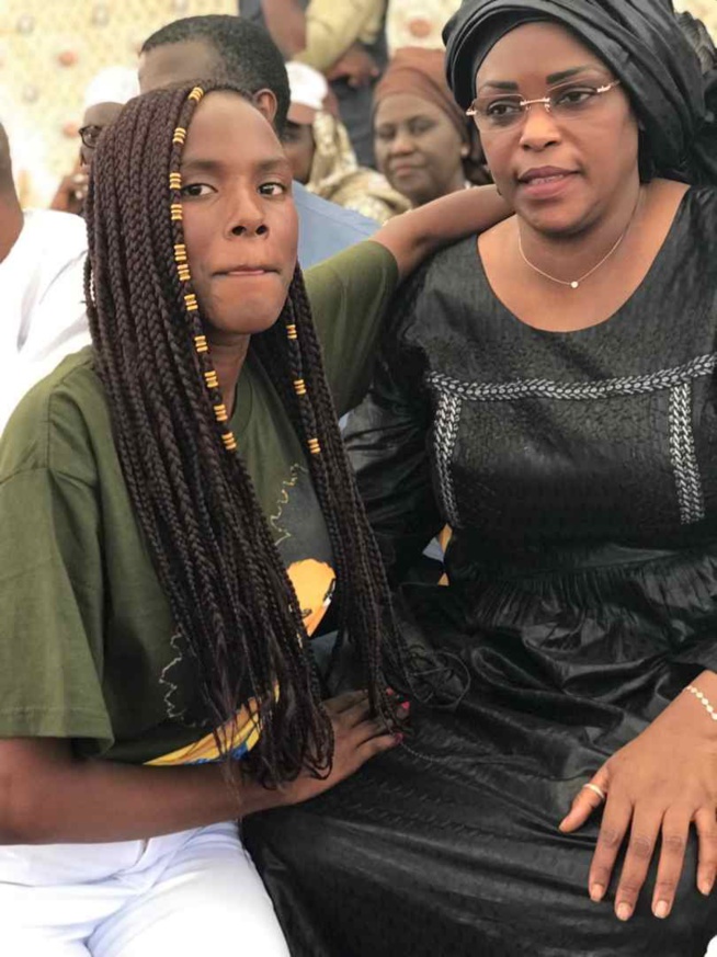 Marième Faye Sall avec Bébé Sokhna, la "fille" de Titi