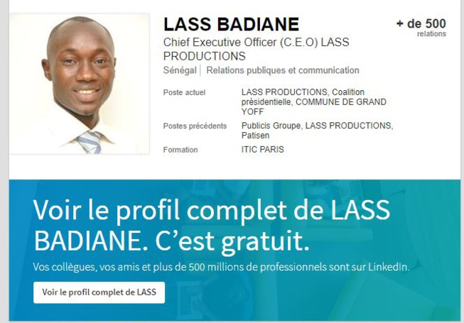 Lansana Badiane, « l’escroc virtuel » qui fait trembler les régies publicitaires de Dakar. Lansana Badiane, « l’escroc virtuel » qui fait trembler les régies publicitaires de Dakar.