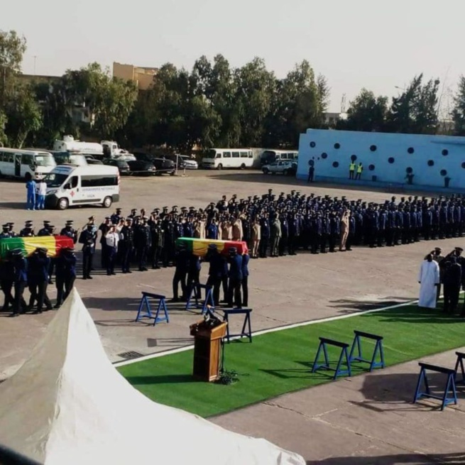 Levée du corps des quatre gendarmes morts suite à un accident d’un pick-up …