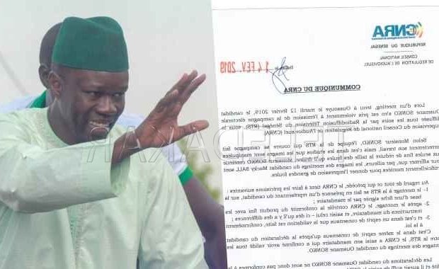 La RTS répond à Ousmane Sonko