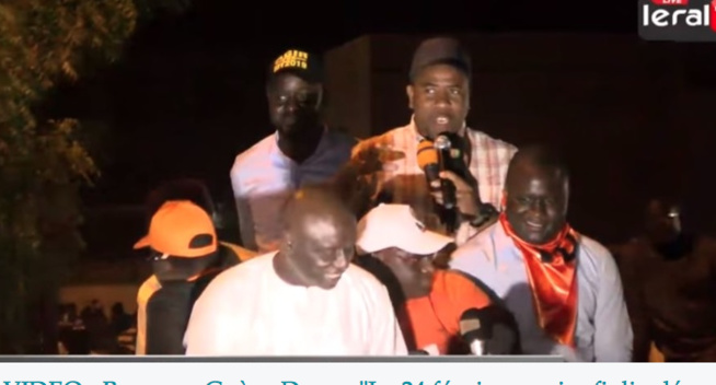 VIDEO - Bougane Guèye Dany : "Le 24 février, nanioufi dieulé Macky Sall ak ndiabotam"