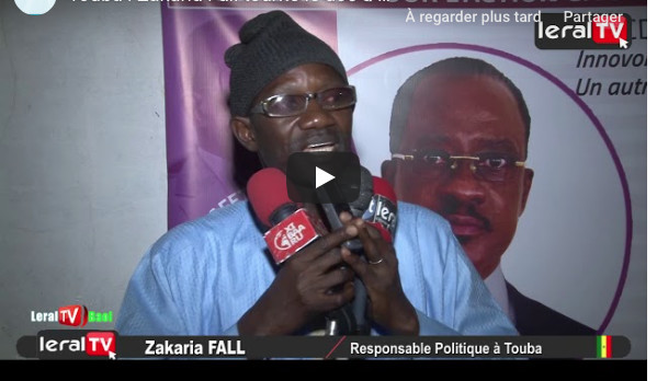 VIDEO - Touba : Zakaria Fall tourne le dos à Macky Sall et choisit Madické Niang VIDEO - Touba : Zakaria Fall tourne le dos à Macky Sall et choisit Madické Niang