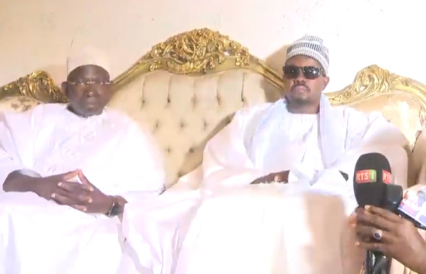 TOUBA: El Hadji Issa Sall et Serigne Mansour Sy Djamil reçu par Serigne Basse Abdou Khadr Mbacké