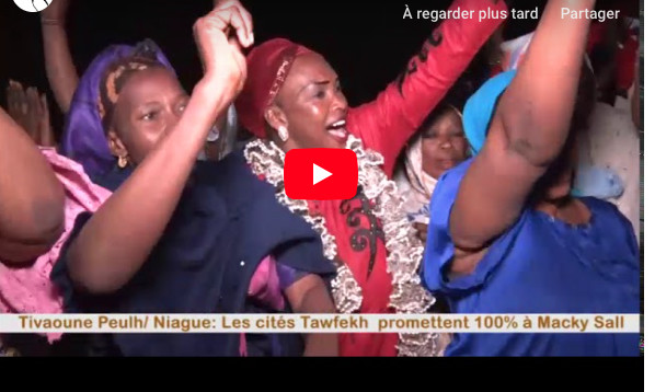 VIDEO - Tivaouane Peulh Niague: Les Cités Tawfekh promettent à Macky Sall une victoire à 100%