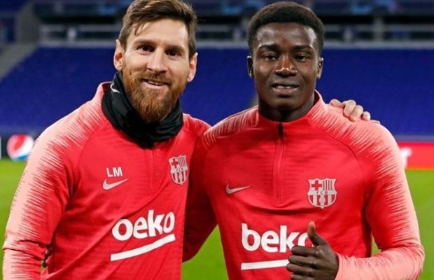 Moussa Wagué, titulaire pour la première fois avec le Barça A