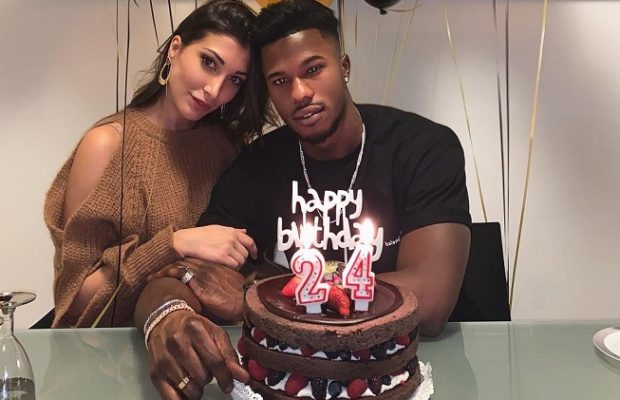 La fête d’anniversaire de Keita Baldé pour ses 24 ans, avec sa copine