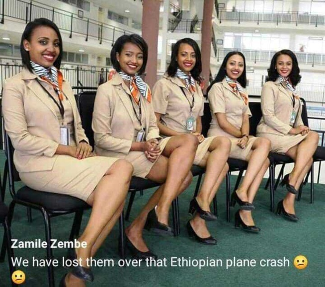 Ces belles hôtesses disparues dans le crash de l'avion d'Ethiopian Airlines Ces belles hôtesses disparues dans le crash de l'avion d'Ethiopian Airlines