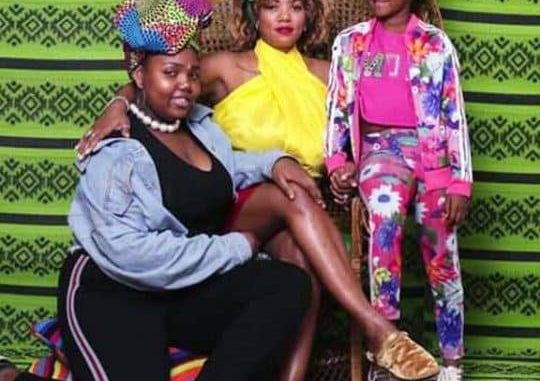 Valérie Bishop, la douce moitié d’El Hadj Diouf, complice avec ses filles Valérie Bishop, la douce moitié d’El Hadj Diouf, complice avec ses filles