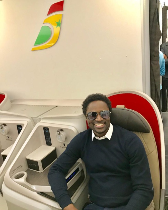 Alassane NDour, ancien footballeur sénégalais voyage à bord d’Air Sénégal