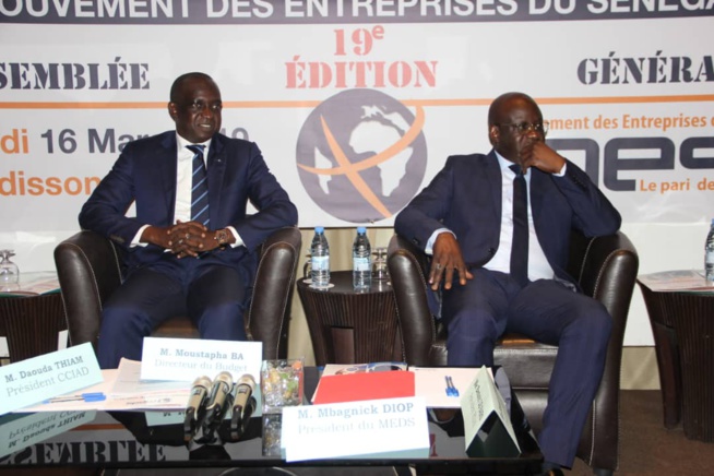 Les images de l'assemblée générale du Mouvement des entreprises du Sénégal avec le président Mbagnick Diop.