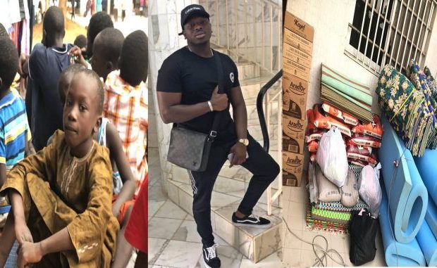 Le geste noble de Cledor le fils de Me Aissata Tall Sall envers les talibés qui a ému la toile.Regardez