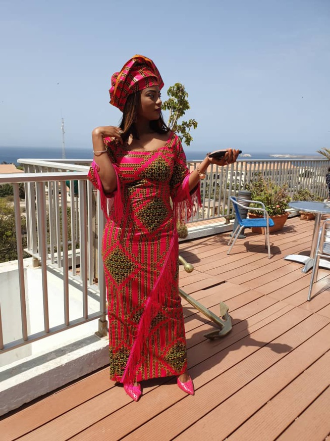 Madame HIG TECH, Merry Beye Diouf en mode "TAGALOU" au baptéme de sa soeur.