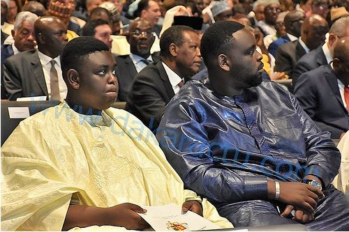 Amadou et Ibrahima fils de Macky Sall, très attirant lors de la cérémonie d’investiture