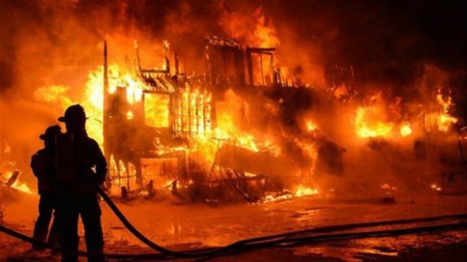 Urgent: un violent incendie s’est déclaré à l’usine de la Sonacos de Diourbel