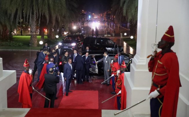 Rencontre avec S.E. Abdel Fattah Al-Sissi au Palais de la République suivie d'un dîner de travail