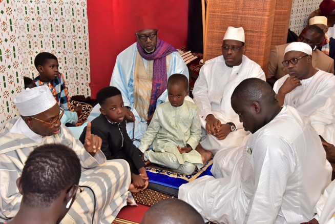 Mariage de Mamadou SECK fils de Amadou SECK DG de Eurogerm : Le chef de l’état marque sa présence à la mosquée
