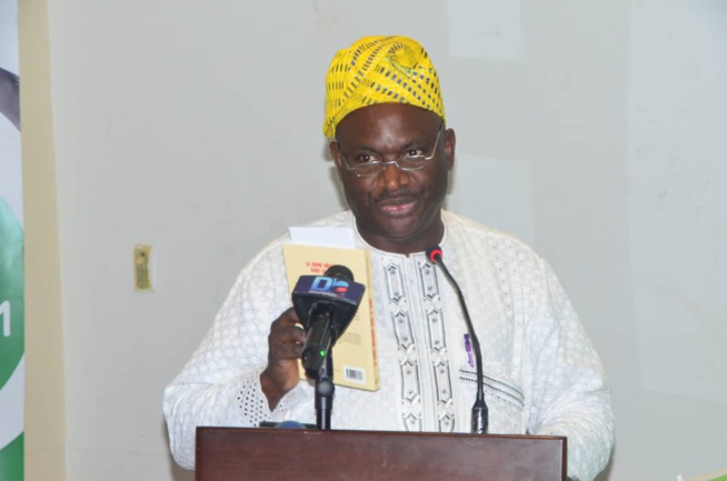Les images de la présentation du livre "Le Crime Organisé dans le Sahel' du journaliste Mamadou Mouth Bane.
