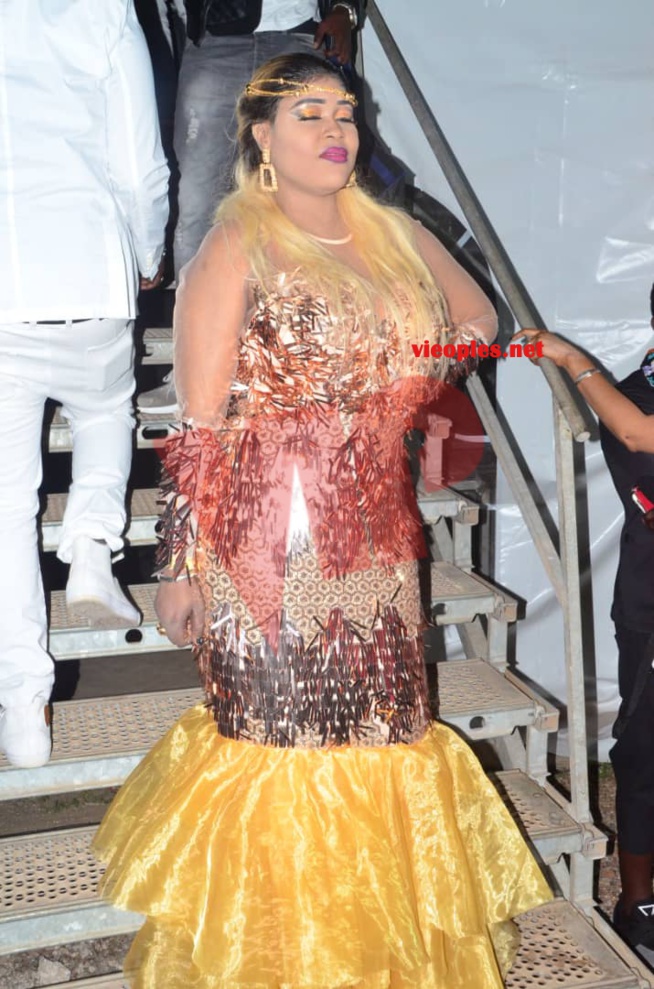 ANNIVERSAIRE WALY SECK: Guigui apporte sa touche dans sa robe magnifique. ANNIVERSAIRE WALY SECK: Guigui apporte sa touche dans sa robe magnifique.